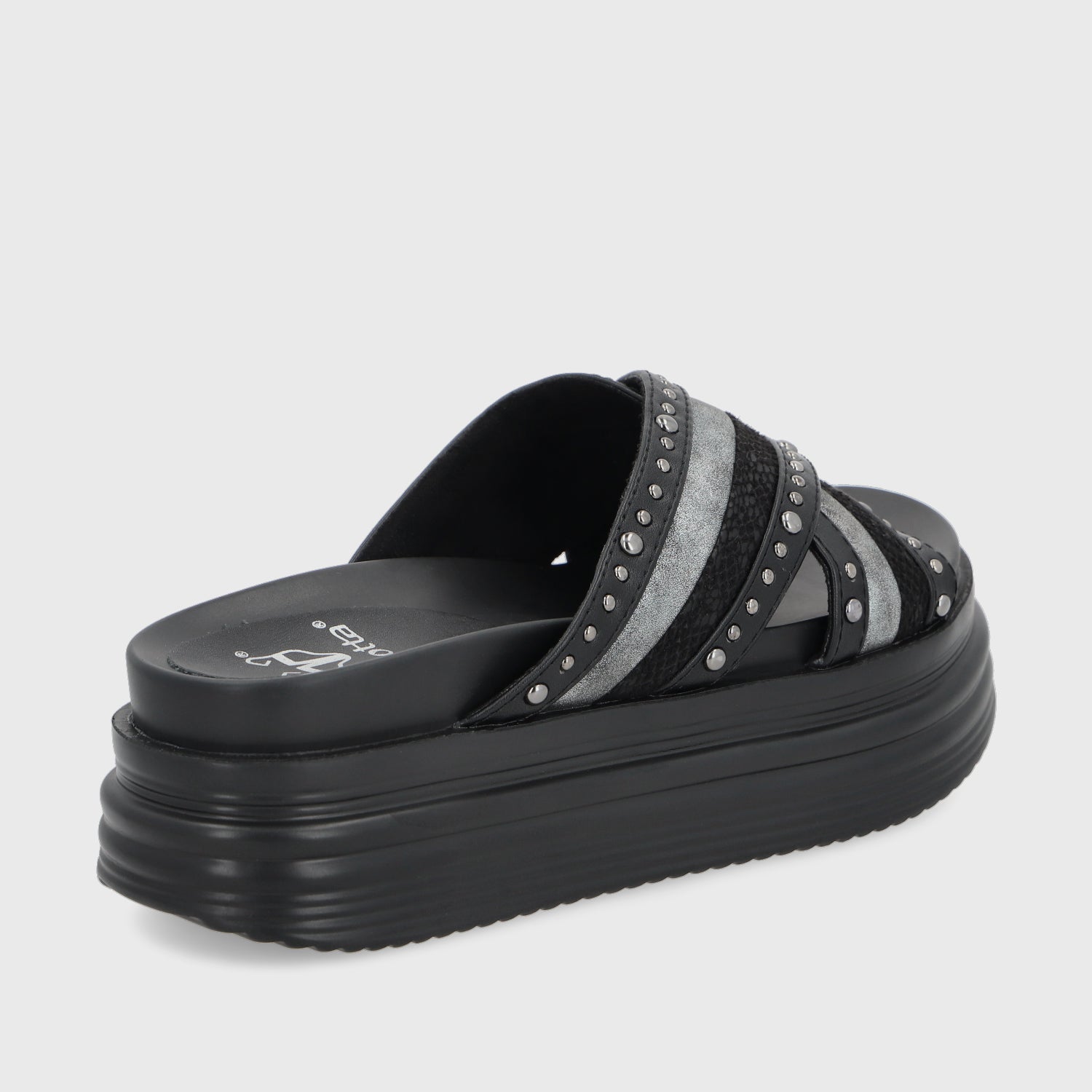 Sandalia Negra A Mujer 1571A