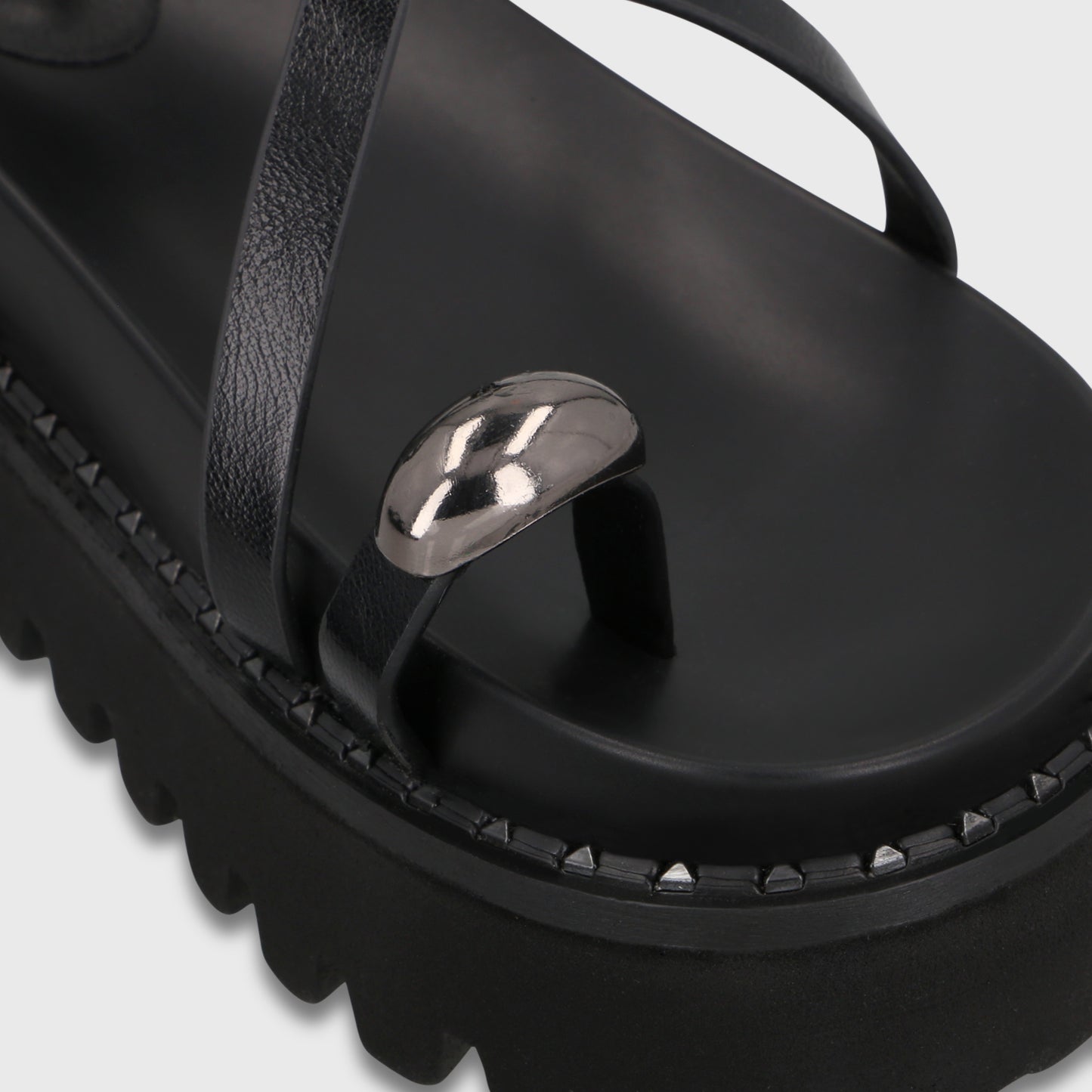 Sandalia Negra Mujer 1573G