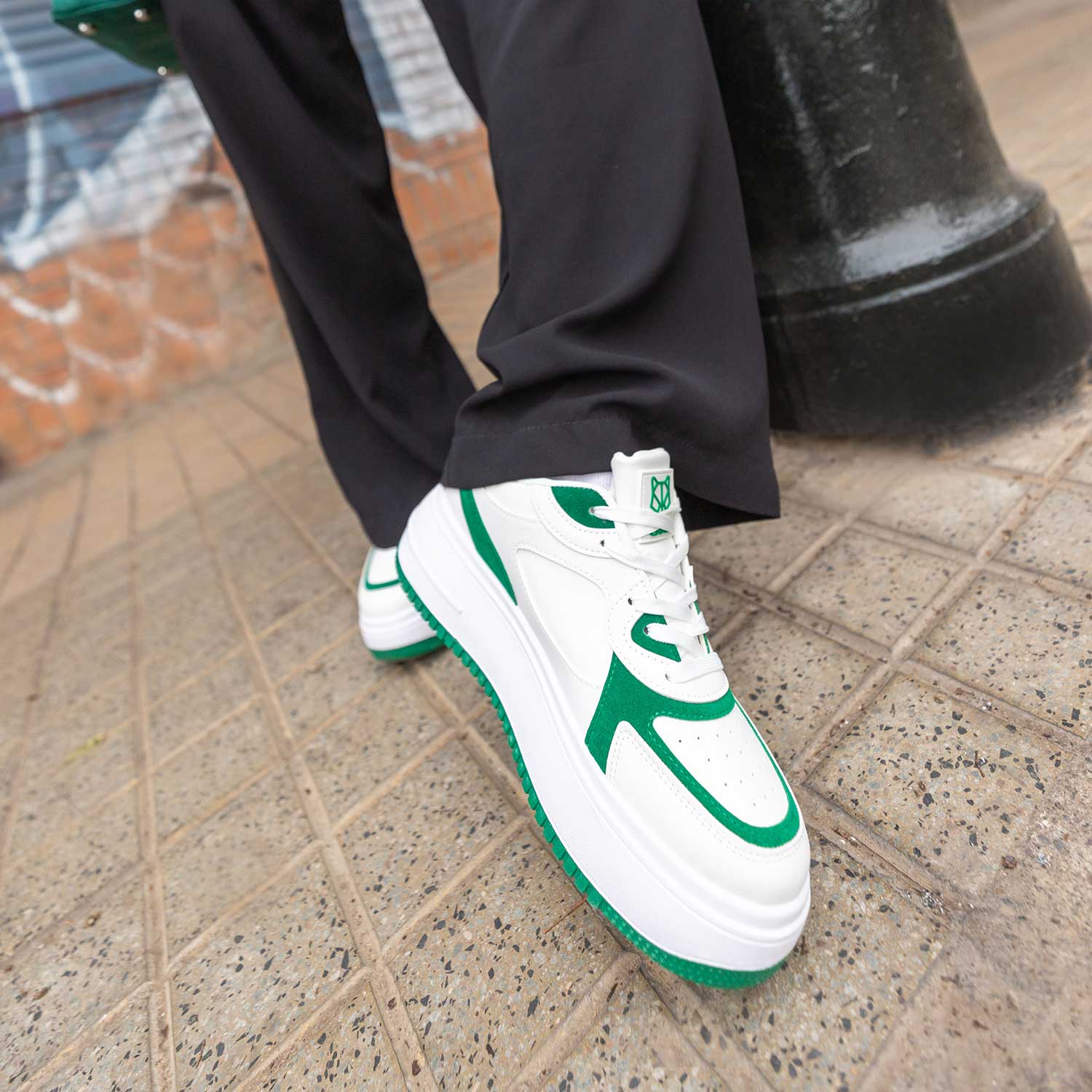 Zapatilla Verde Mujer 15981