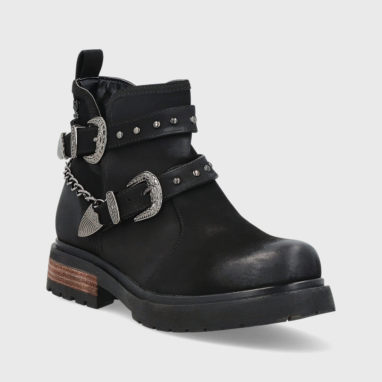 Botín Negro Mujer 25731