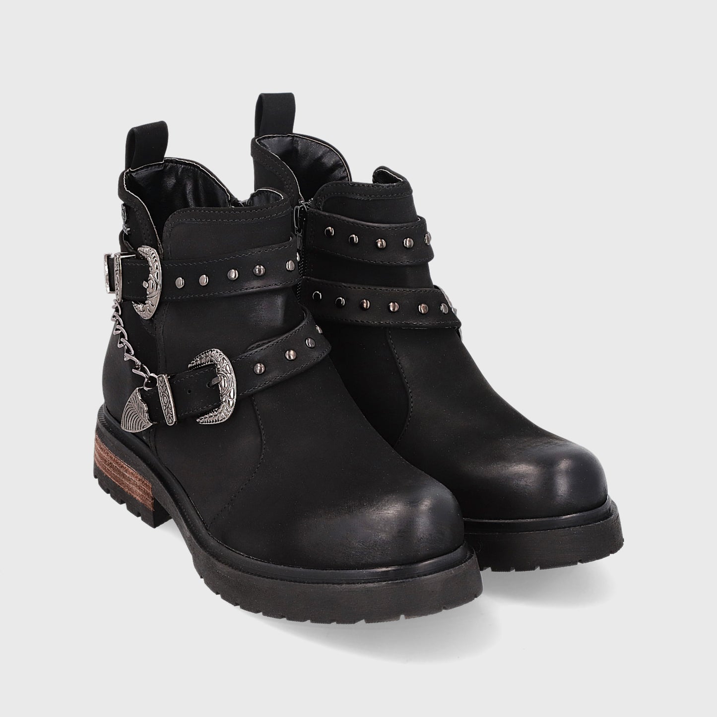 Botín Negro Mujer 25731