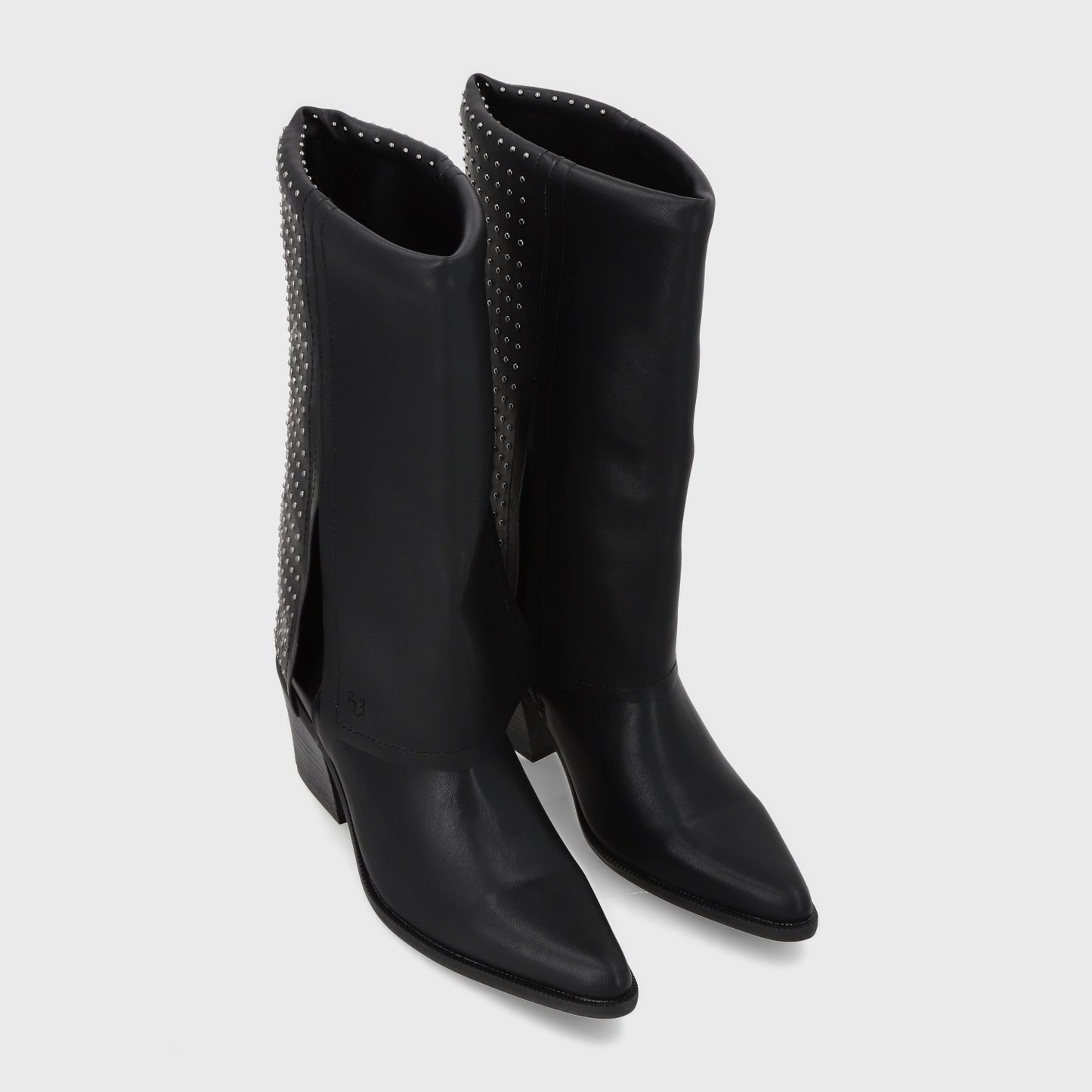 Bota Taco Negra Mujer 33769