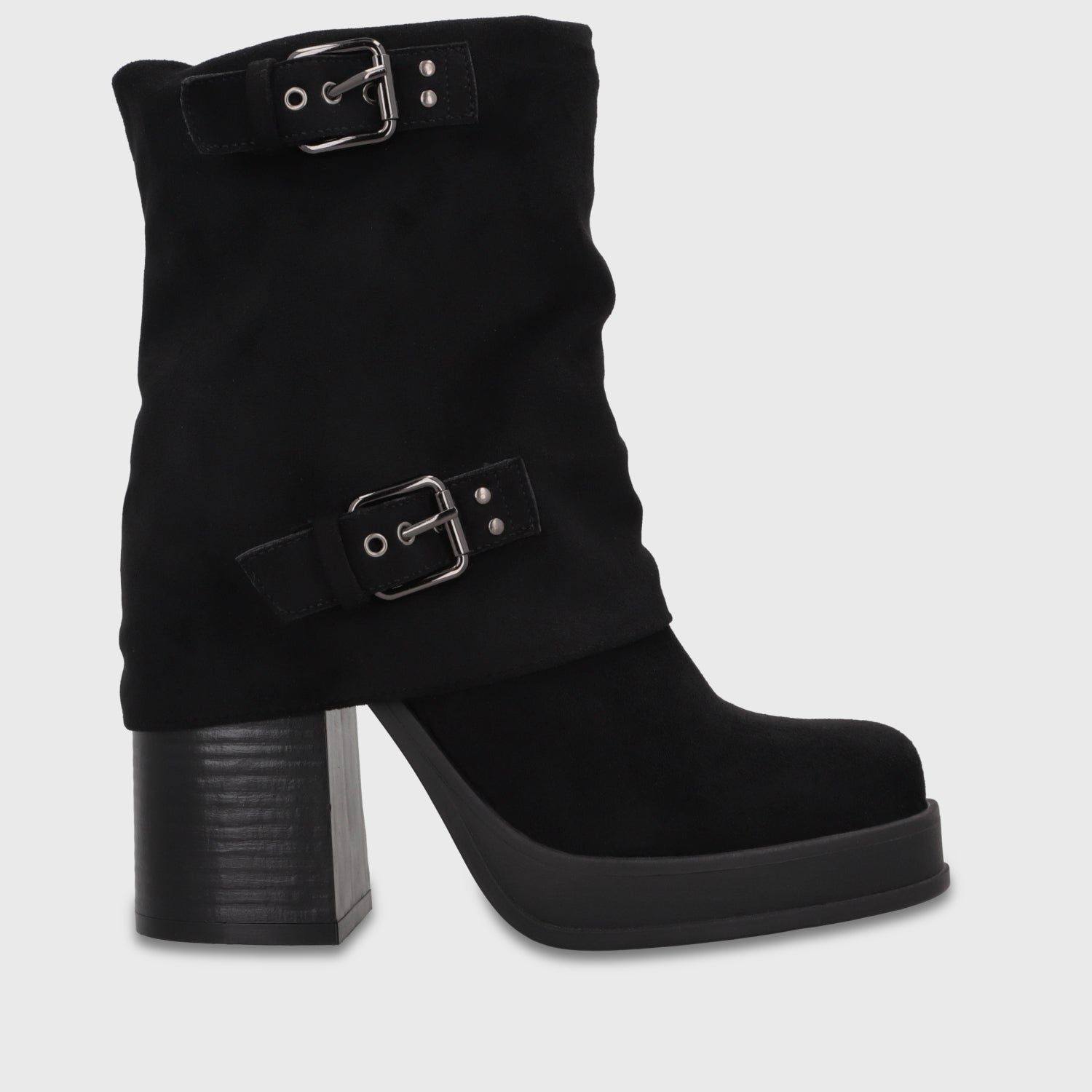 Botín Taco Negro Mujer 33786