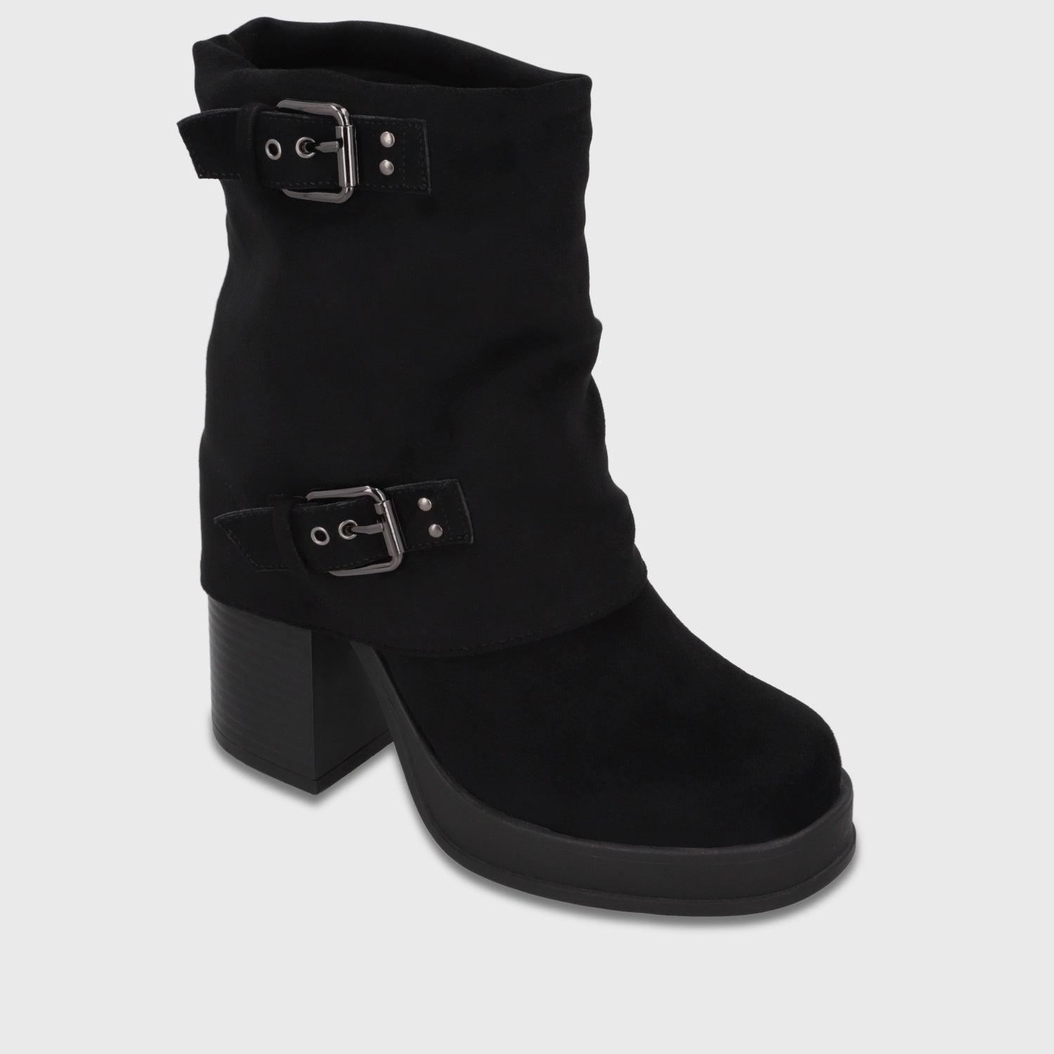 Botín Taco Negro Mujer 33786