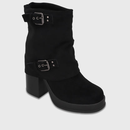 Botín Taco Negro Mujer 33786