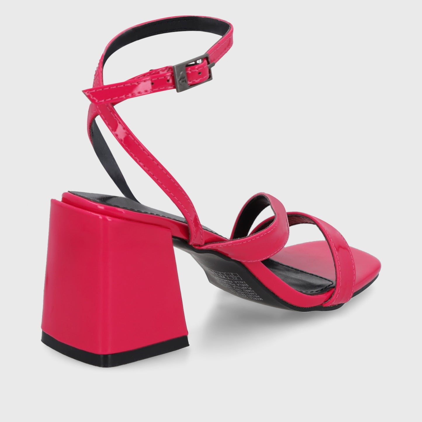 Sandalia Taco Fucsia Mujer 35132