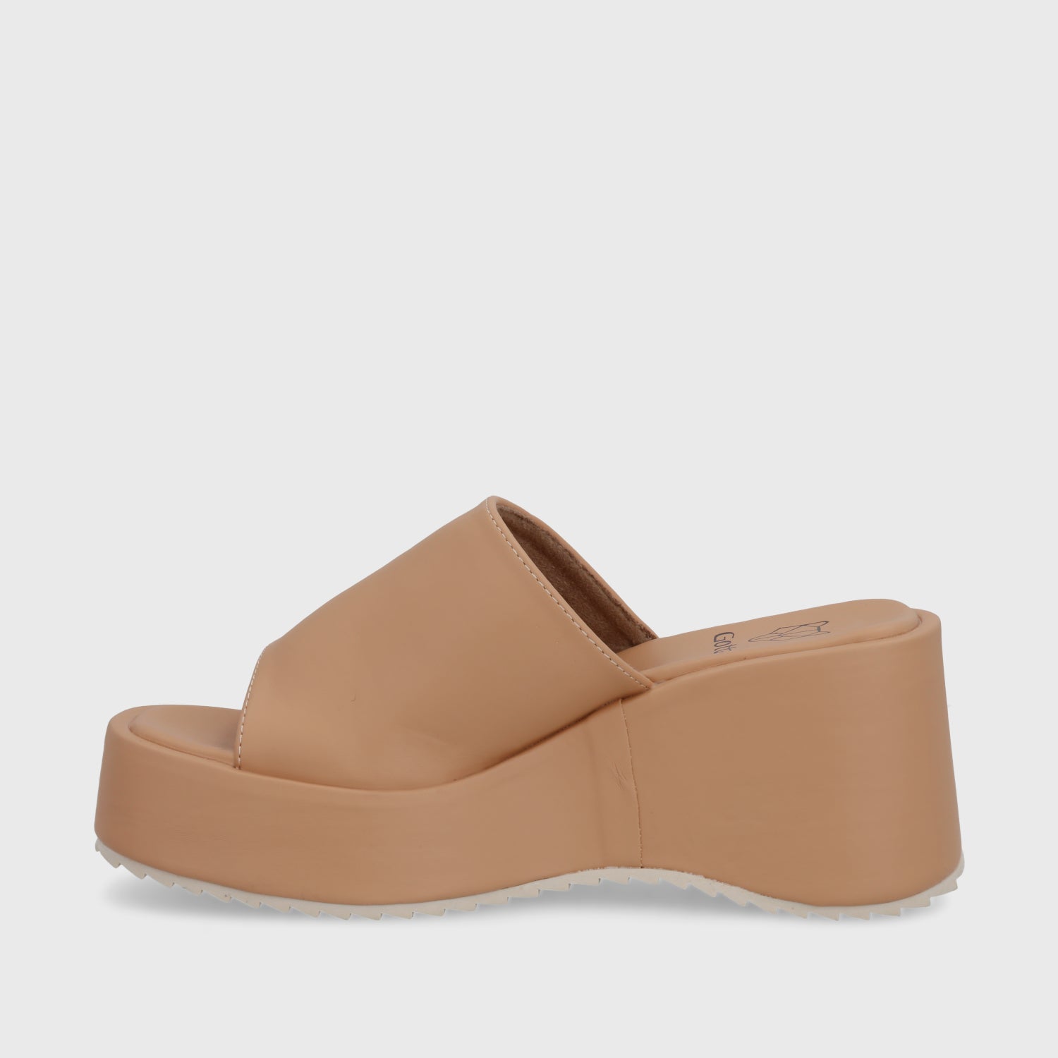 Sandalia Plataforma Camel Mujer 35240