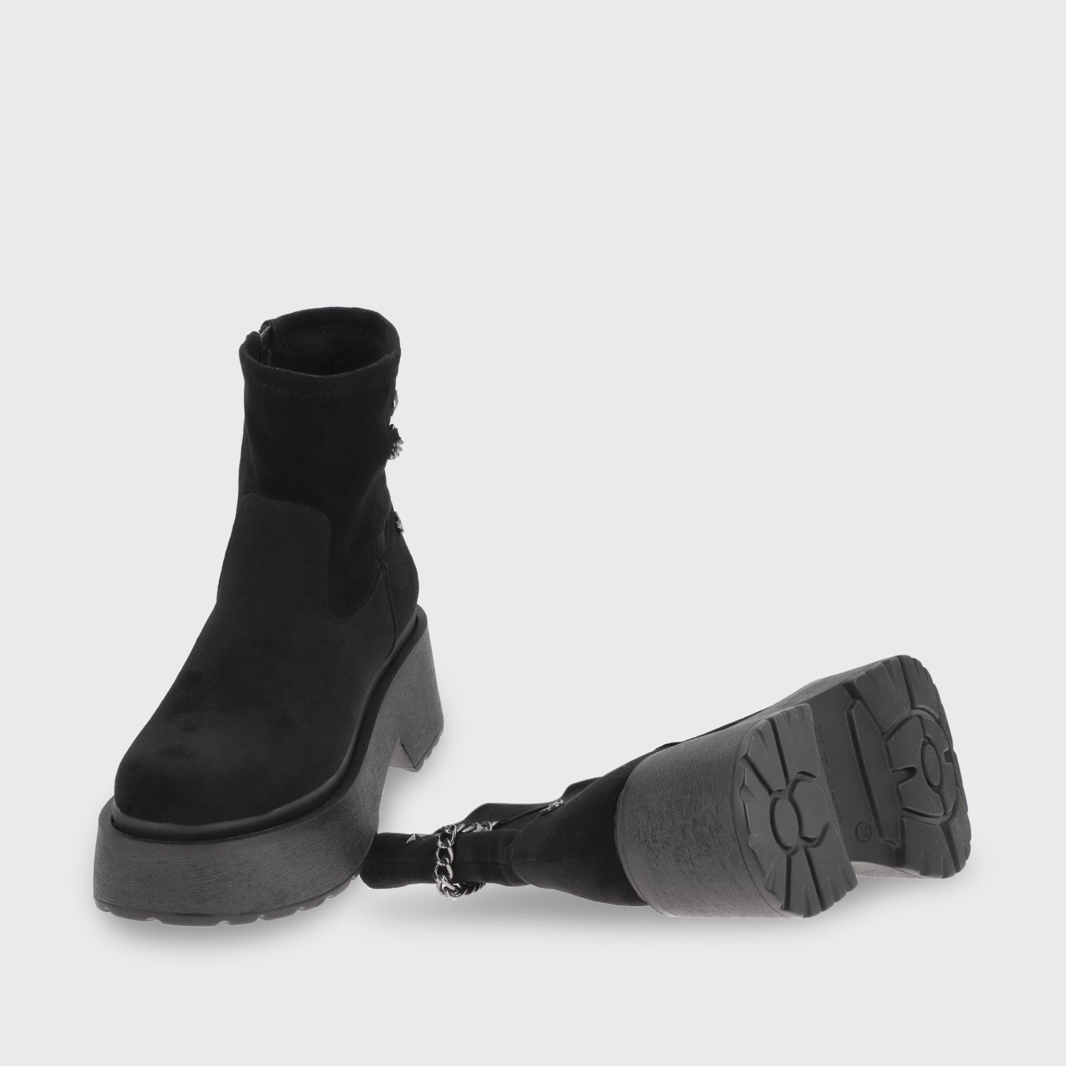 Botín Negro Mujer 35805