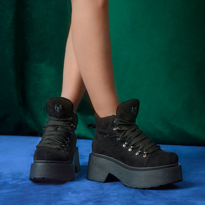 Botín Negro Mujer 35806