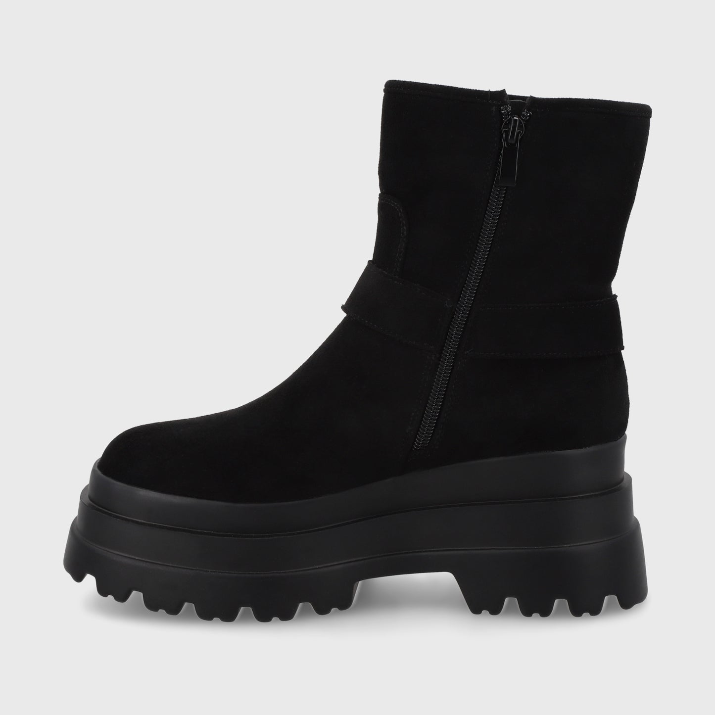 Botín Plataforma Negro Mujer 36036