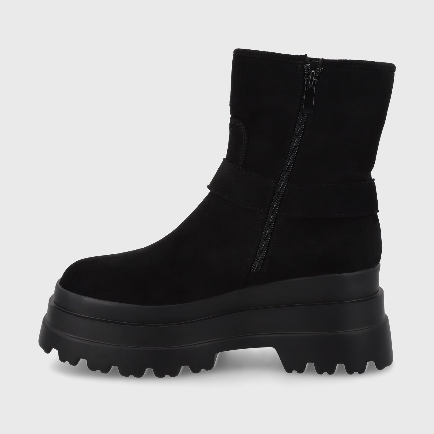 Botín Plataforma Negro Mujer 36036