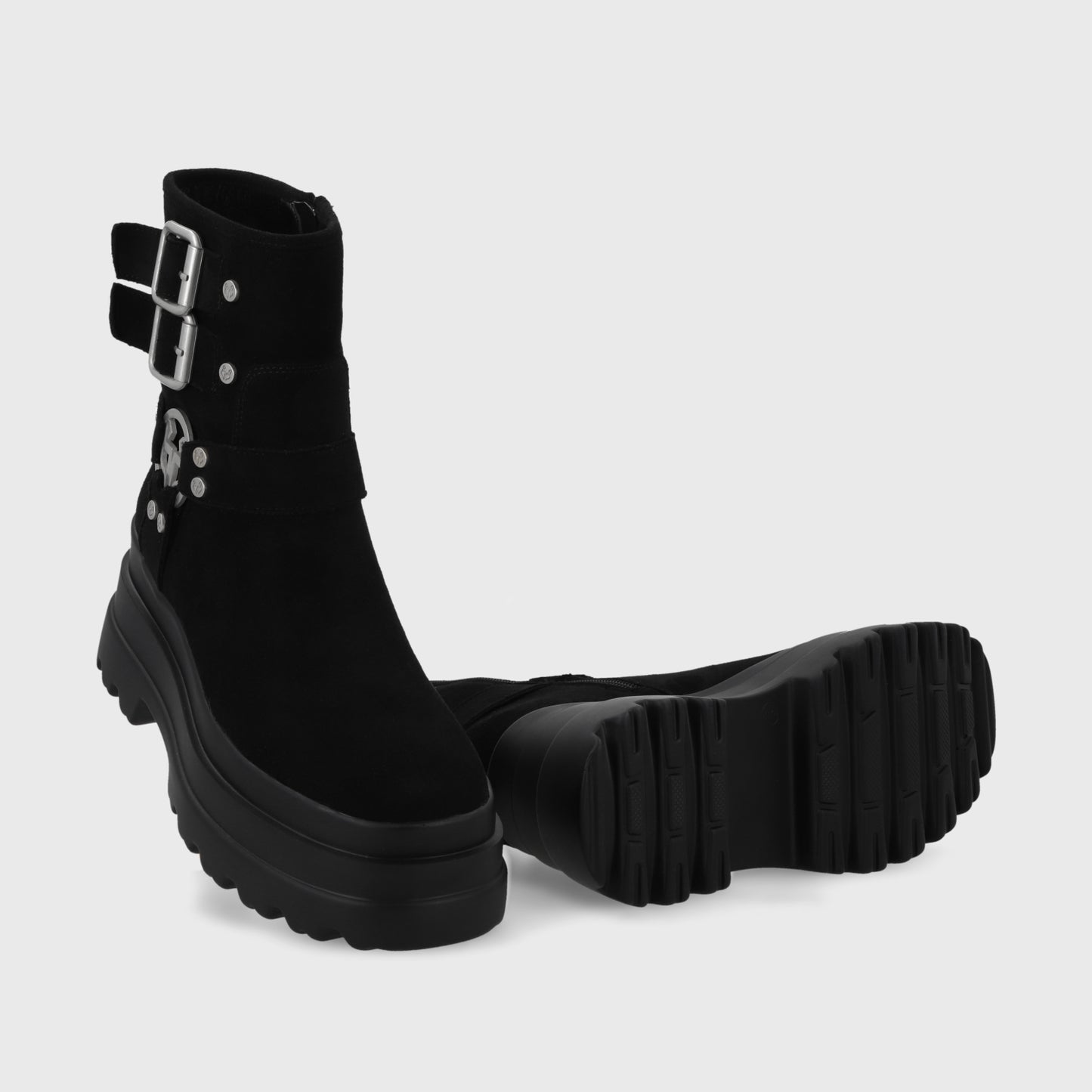 Botín Plataforma Negro Mujer 36036