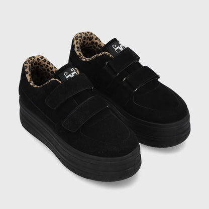 Zapatilla Negra Mujer 38561