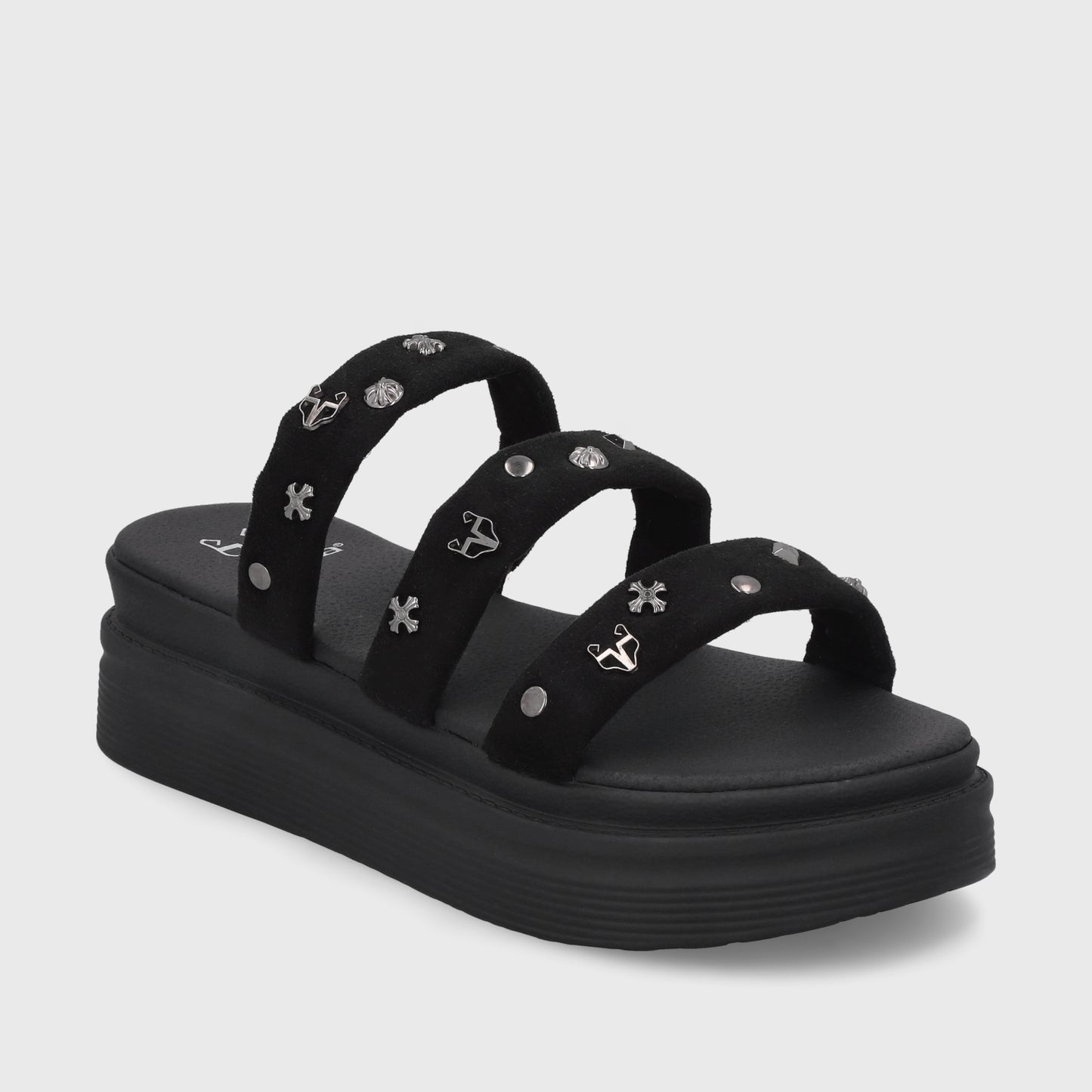 Sandalia Negra  Mujer 43012