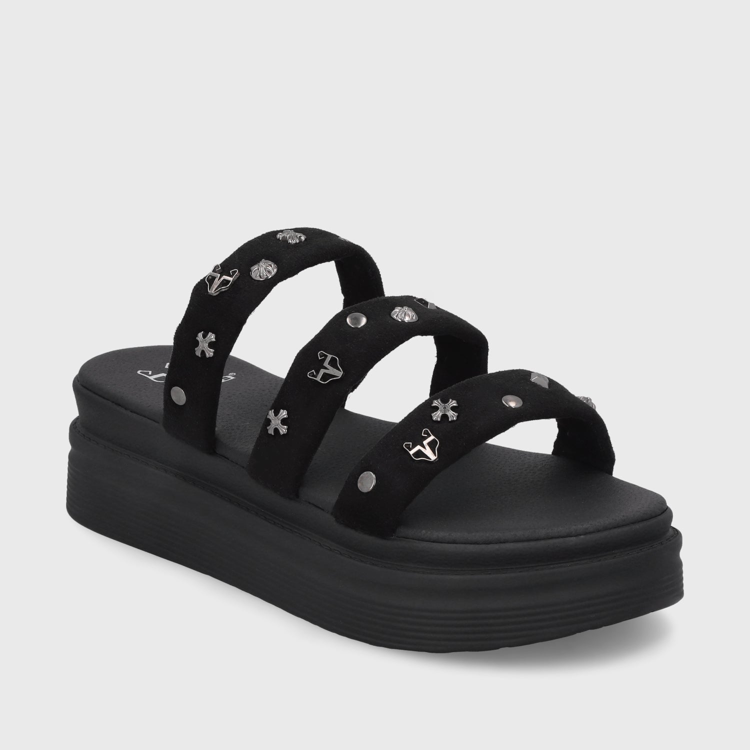 Sandalia Negra  Mujer 43012