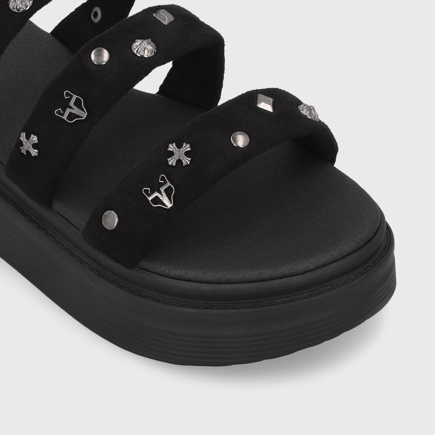 Sandalia Negra  Mujer 43012