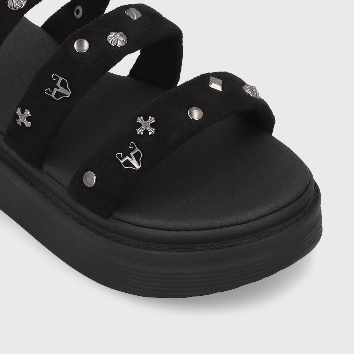 Sandalia Negra  Mujer 43012