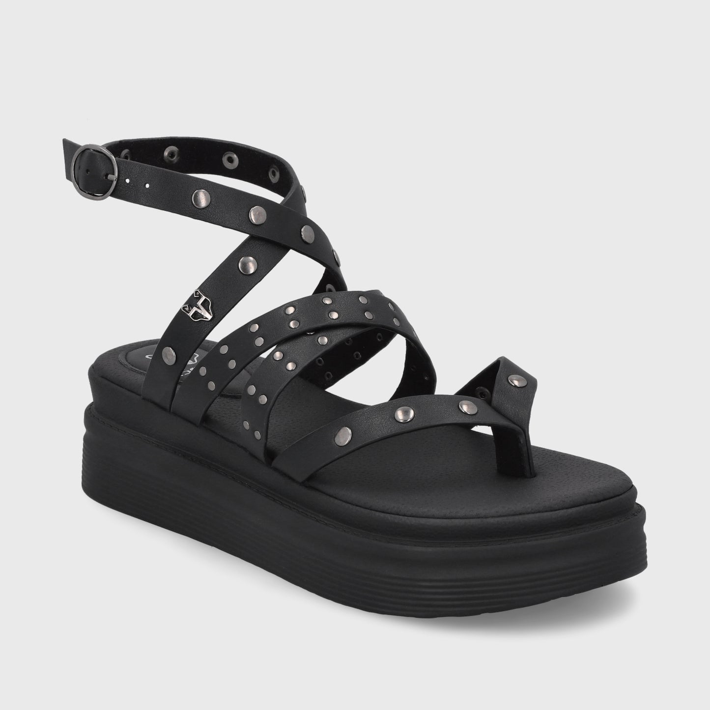 Sandalia Negra  Mujer 43013