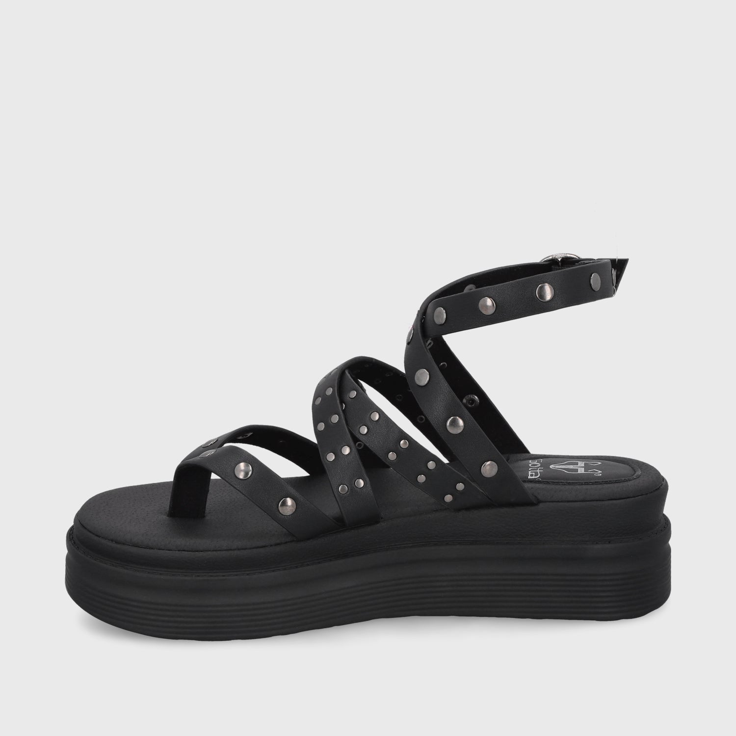 Sandalia Negra  Mujer 43013