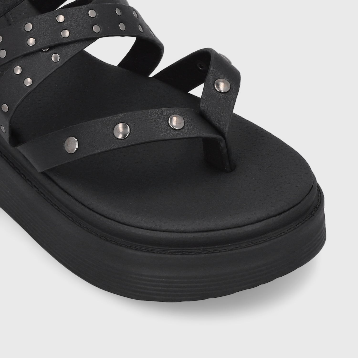 Sandalia Negra  Mujer 43013