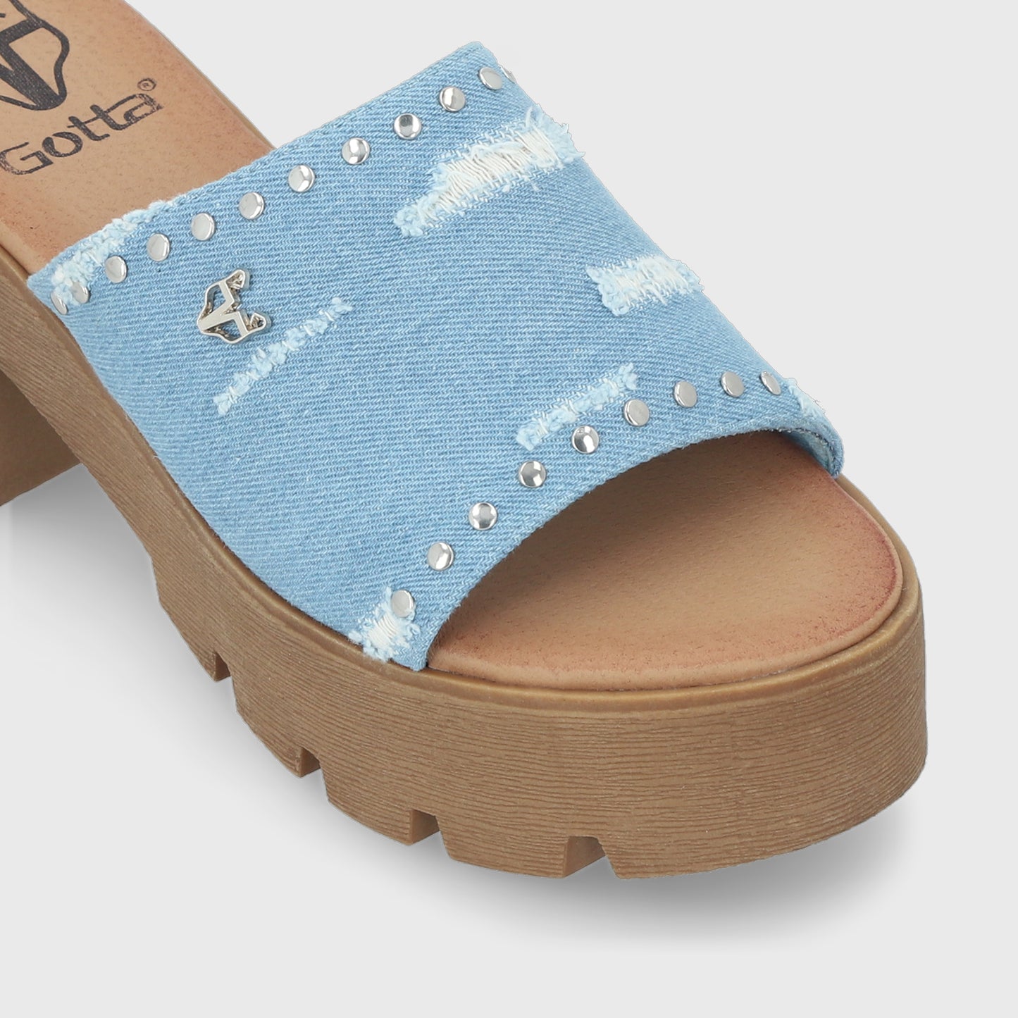 Sandalia Denim Mujer 43022