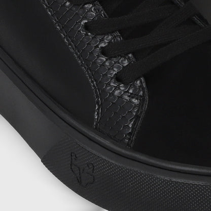 Zapatilla Negra Brillante Mujer 43042
