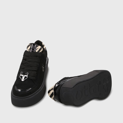 Zapatilla  Negra Mujer 43046