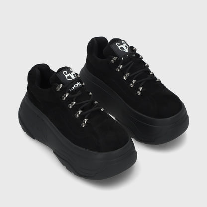 Zapatilla Plataforma Negra Mujer 43061