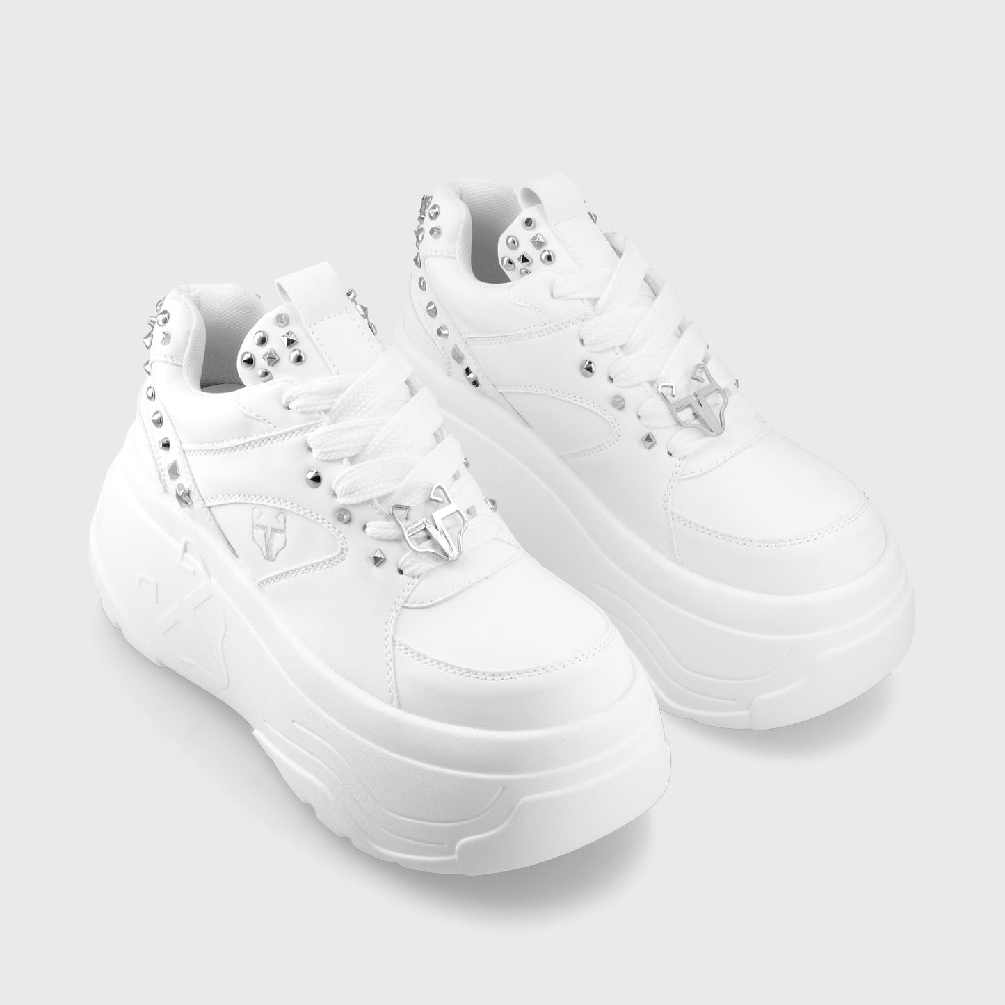 Zapatilla Plataforma Blanca  Mujer 43062