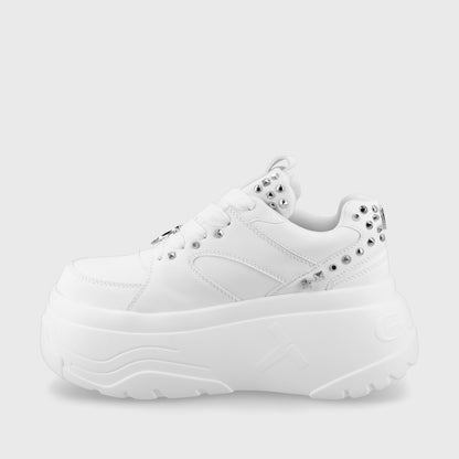 Zapatilla Plataforma Blanca  Mujer 43062