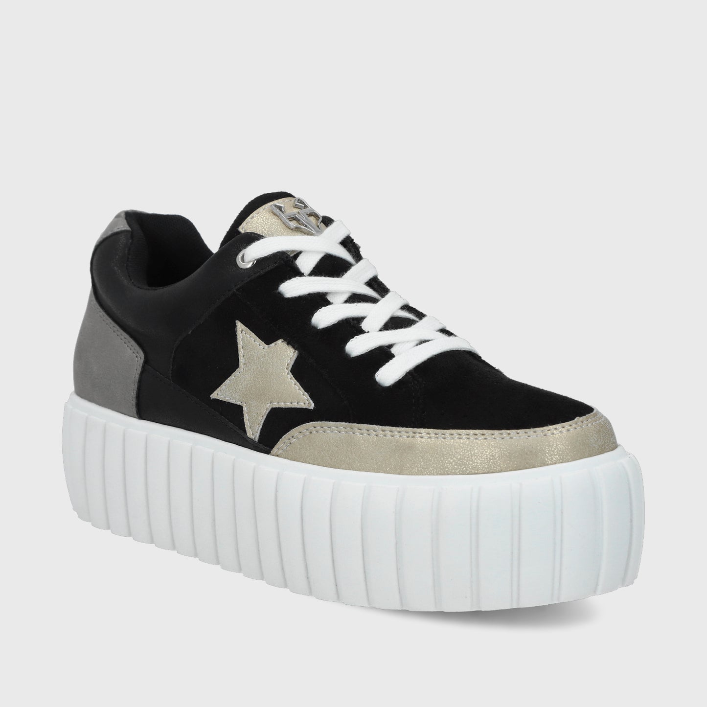 Zapatilla Negra Mujer 43071