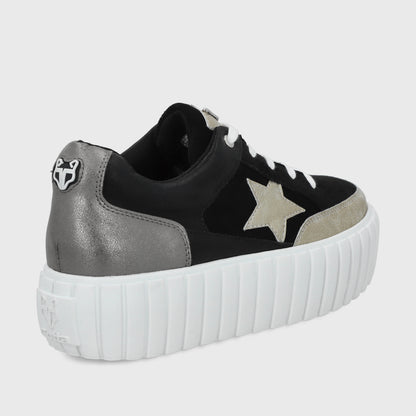 Zapatilla Negra Mujer 43071