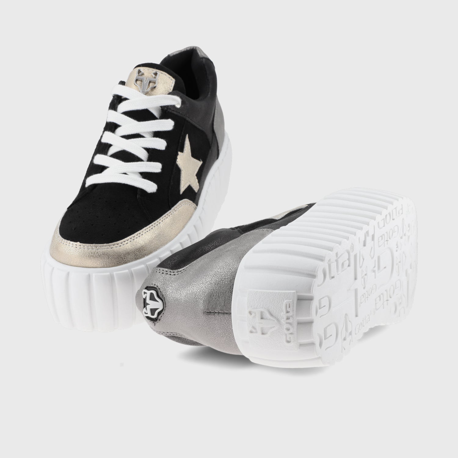 Zapatilla Negra Mujer 43071