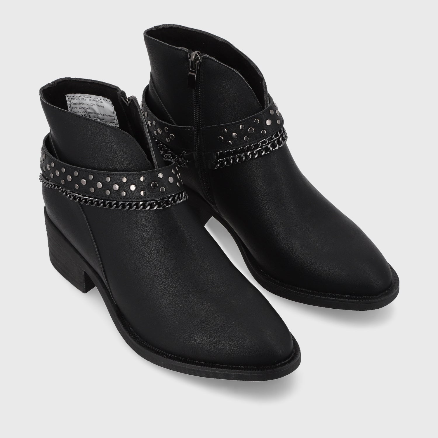 Botín Negro Mujer 43106