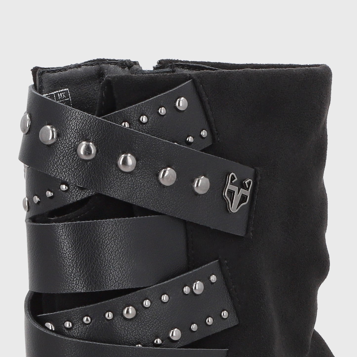 Botin Taco Negro Mujer 45746