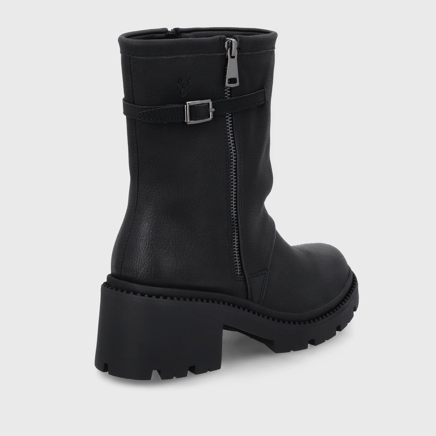 Botin Taco Negro Mujer 45747