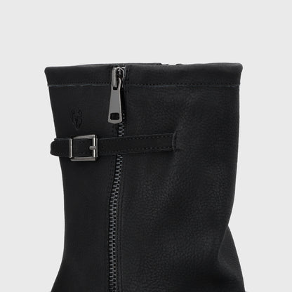 Botin Taco Negro Mujer 45747