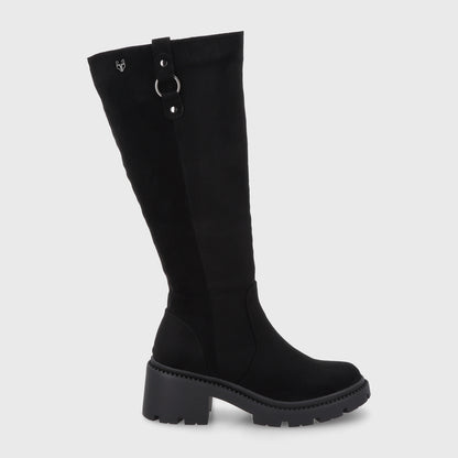 Bota Taco Negra Mujer 45748