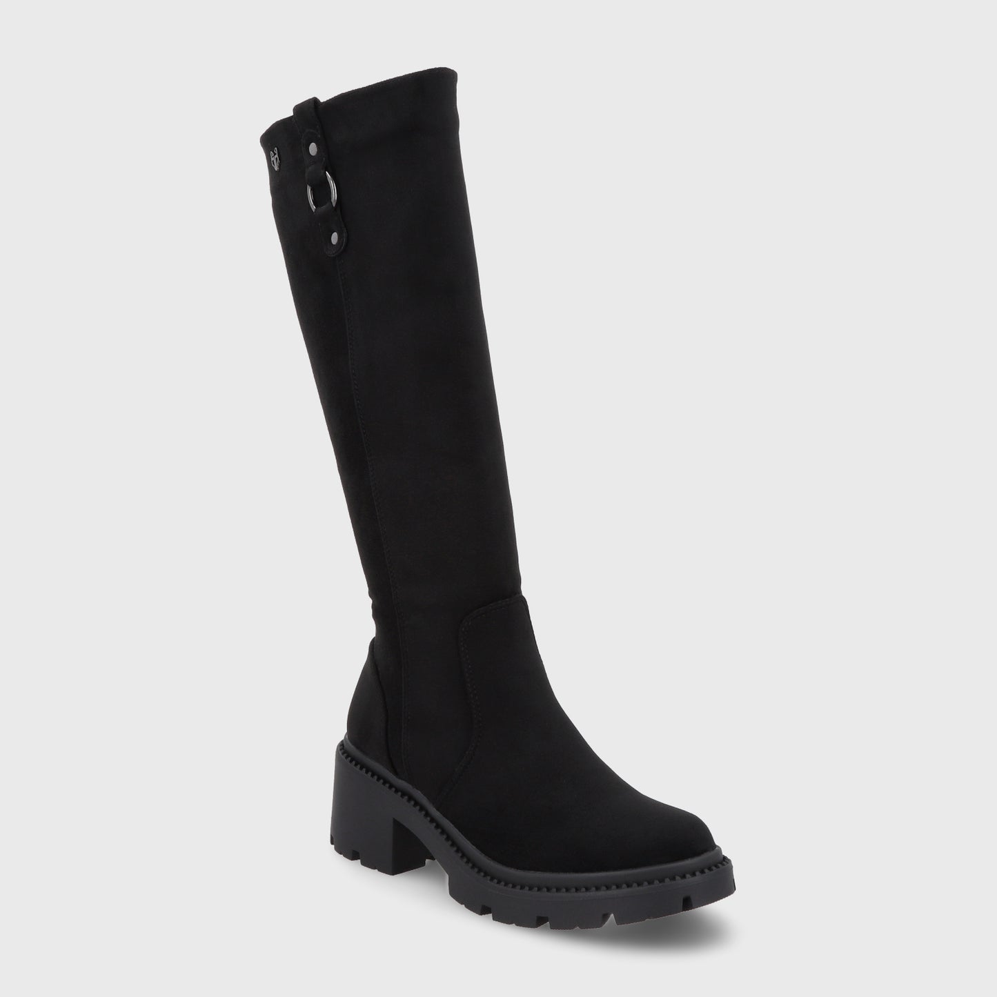 Bota Taco Negra Mujer 45748
