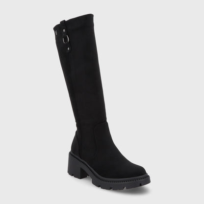 Bota Taco Negra Mujer 45748