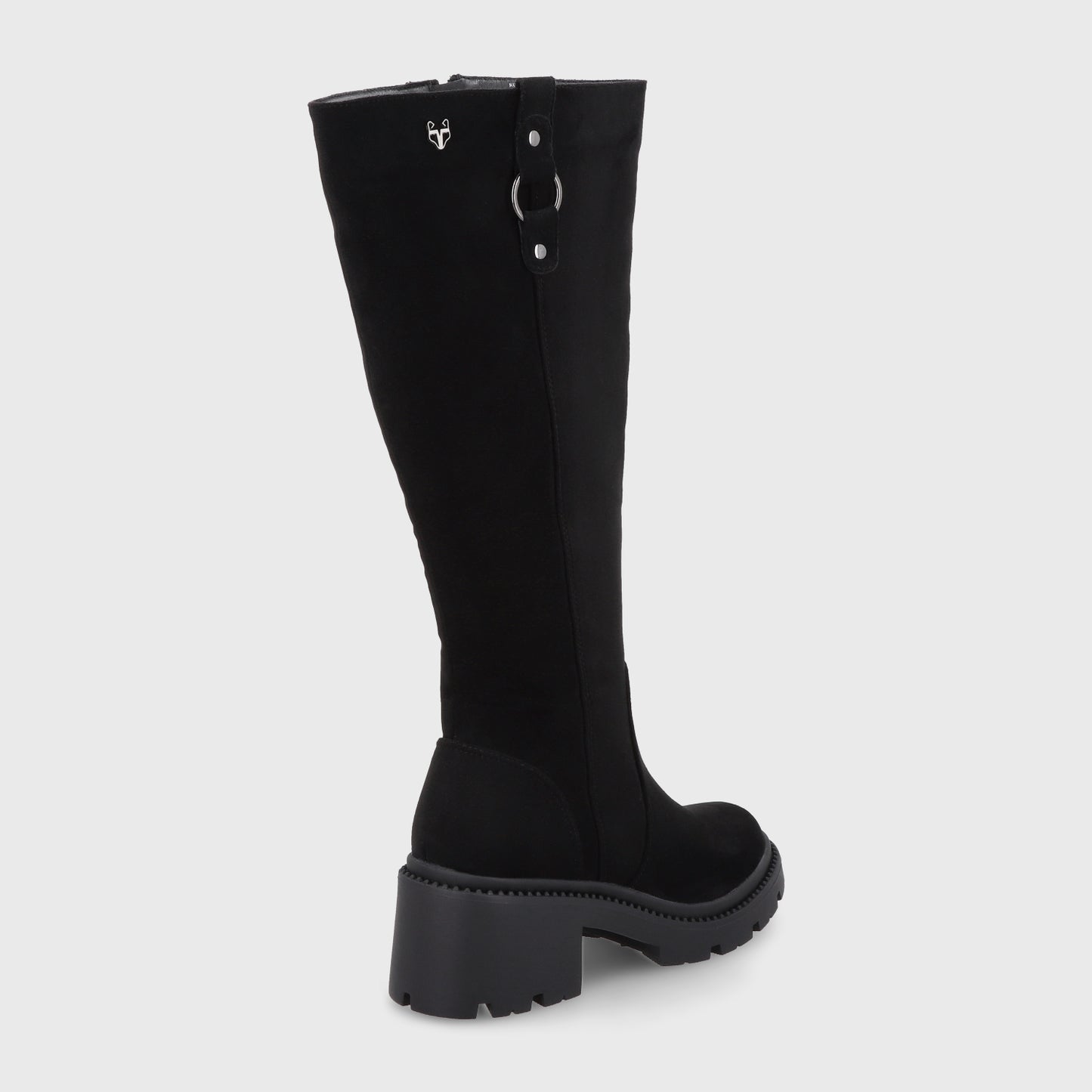 Bota Taco Negra Mujer 45748