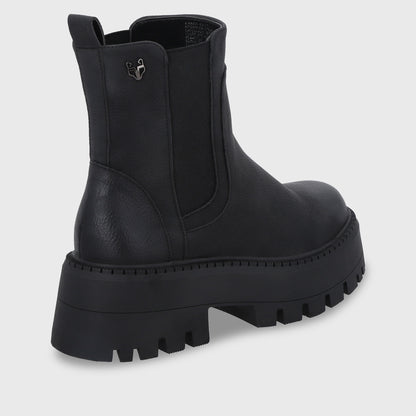 Botín Negro Mujer 45803