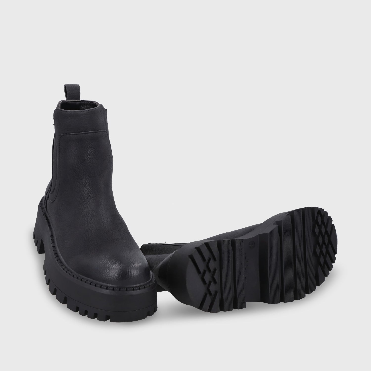 Botín Negro Mujer 45803