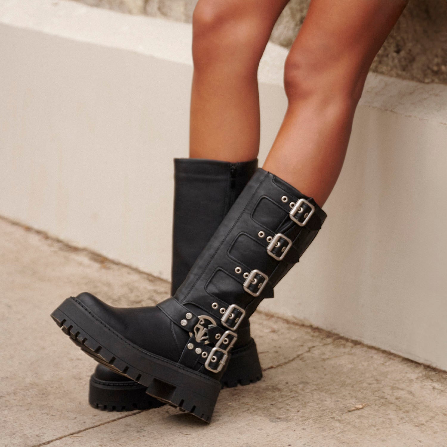 Bota Negra Mujer 45805