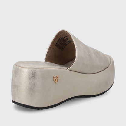 Sandalia Dorada Mujer 45824