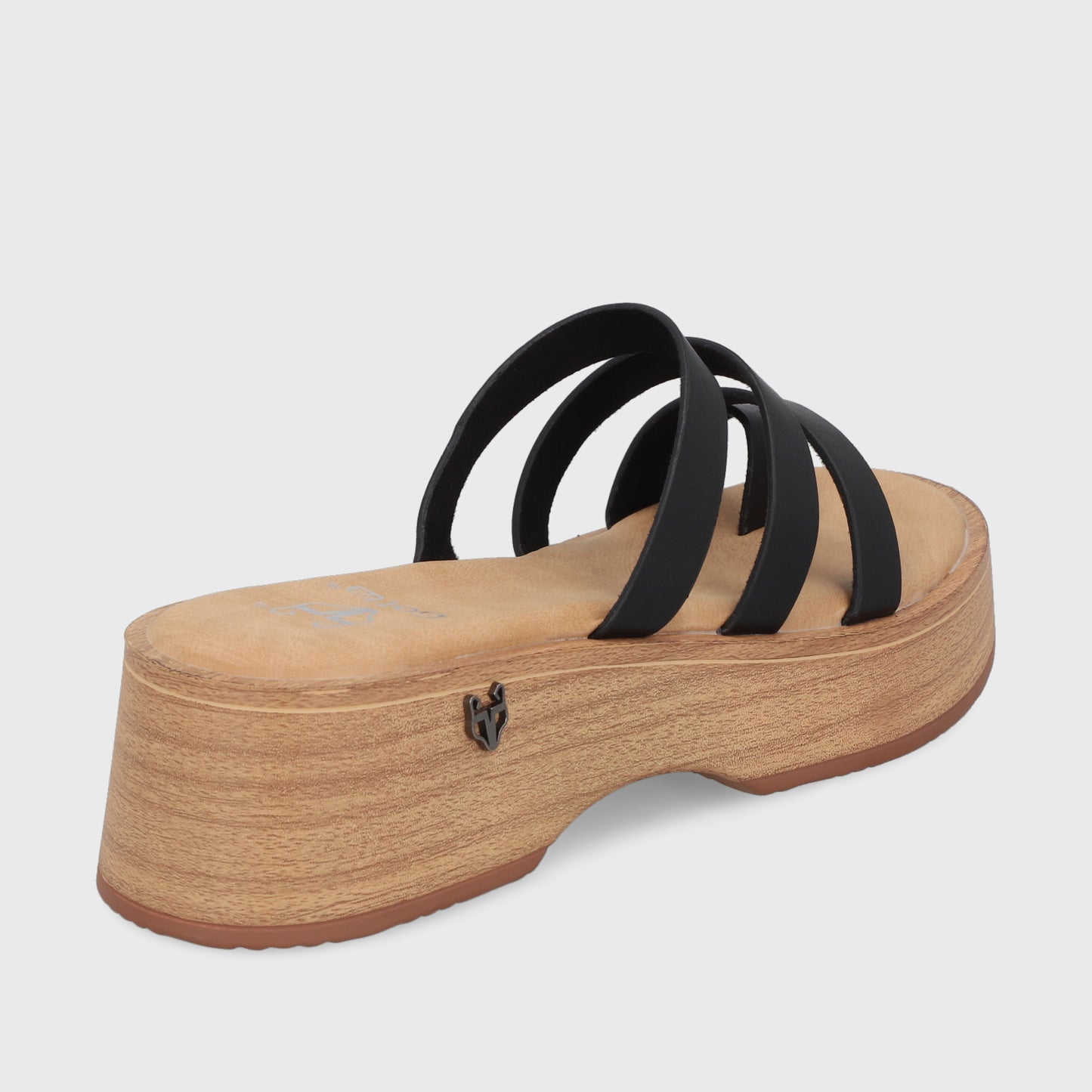 Sandalia Negra  Mujer 45891