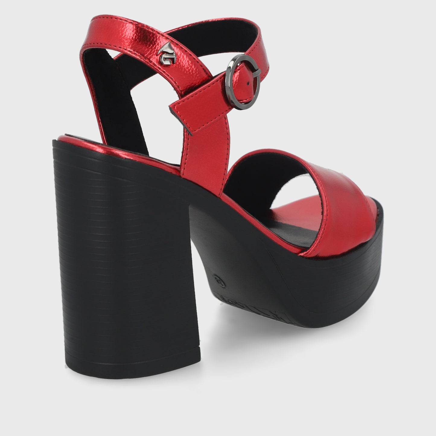 Sandalia Roja  Mujer 45961