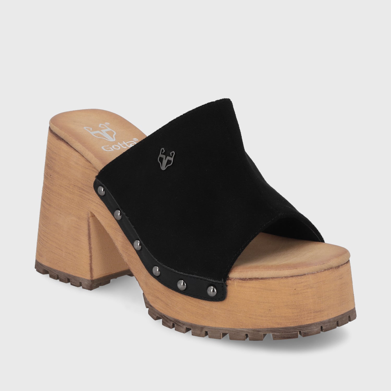 Sandalia Negra  Mujer 45971