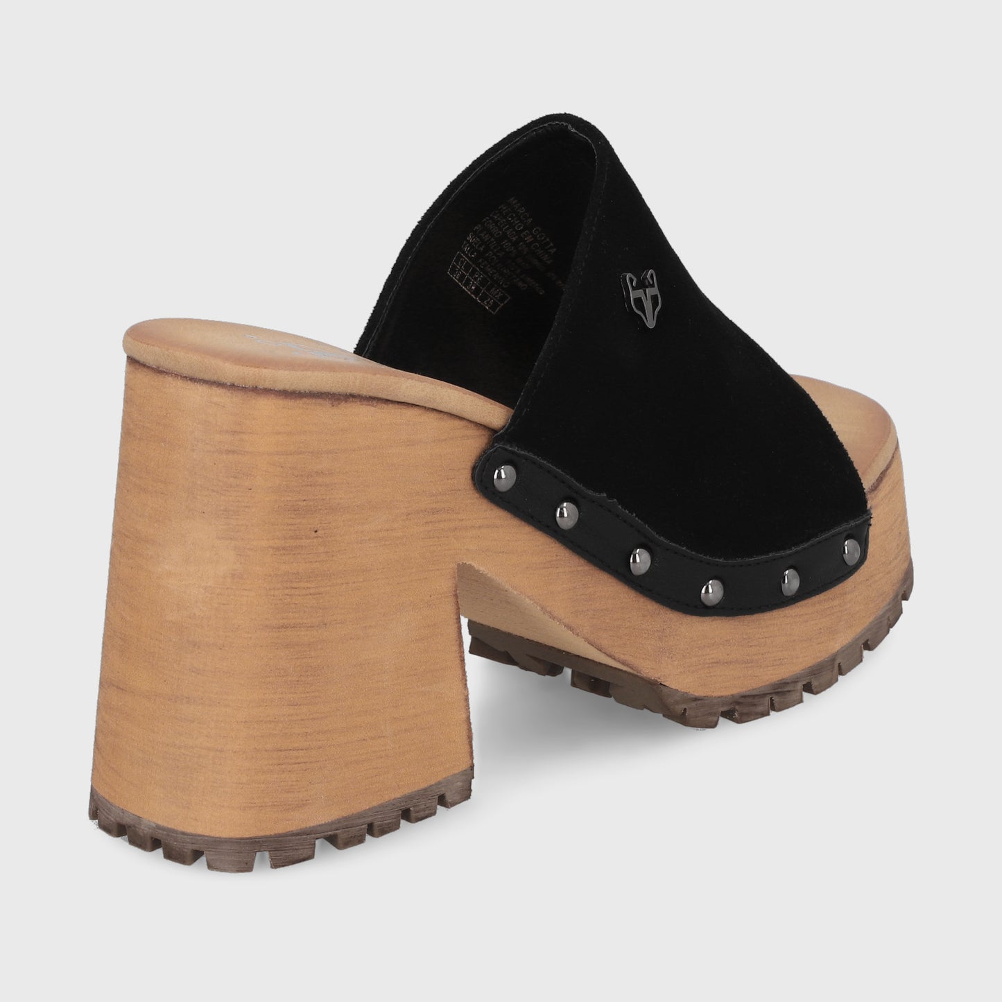 Sandalia Negra  Mujer 45971