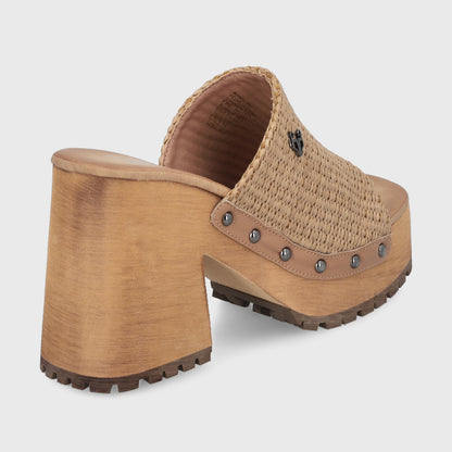 Sandalia Camel Mujer 45971